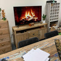 Large TV Stand - Recycled Wood-