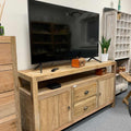 Large TV Stand - Recycled Wood-