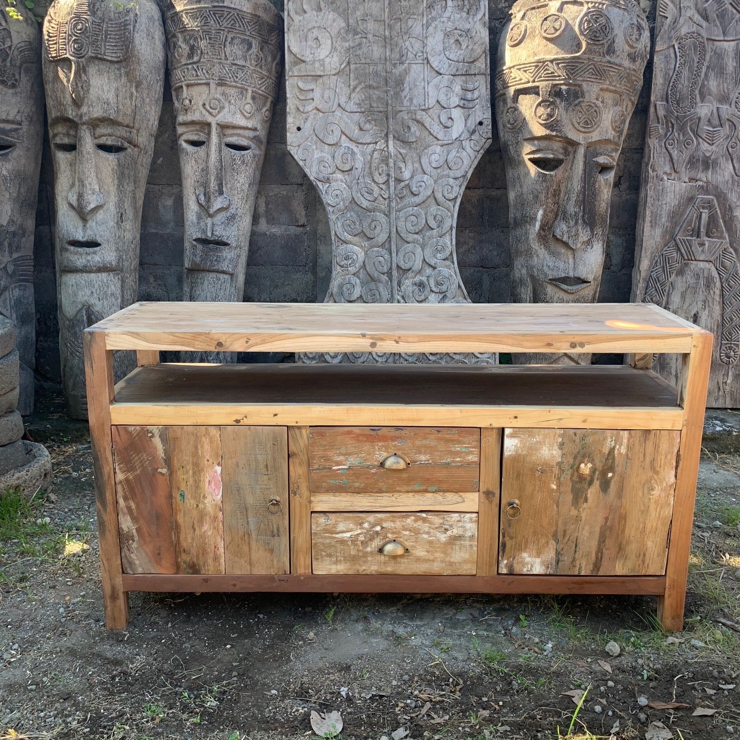 Large TV Stand - Recycled Wood - £850.0 - 