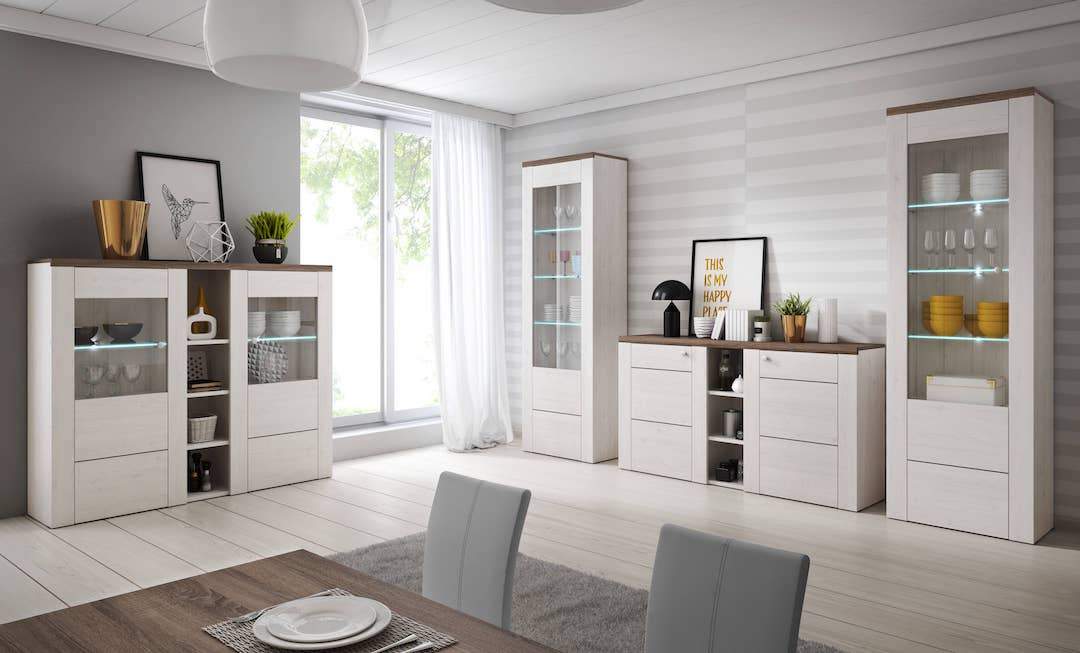 Larona 44 Sideboard Display Cabinet-Living Room Display Cabinet
