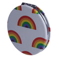 Leatherette Compact Mirror - Somewhere Rainbow-