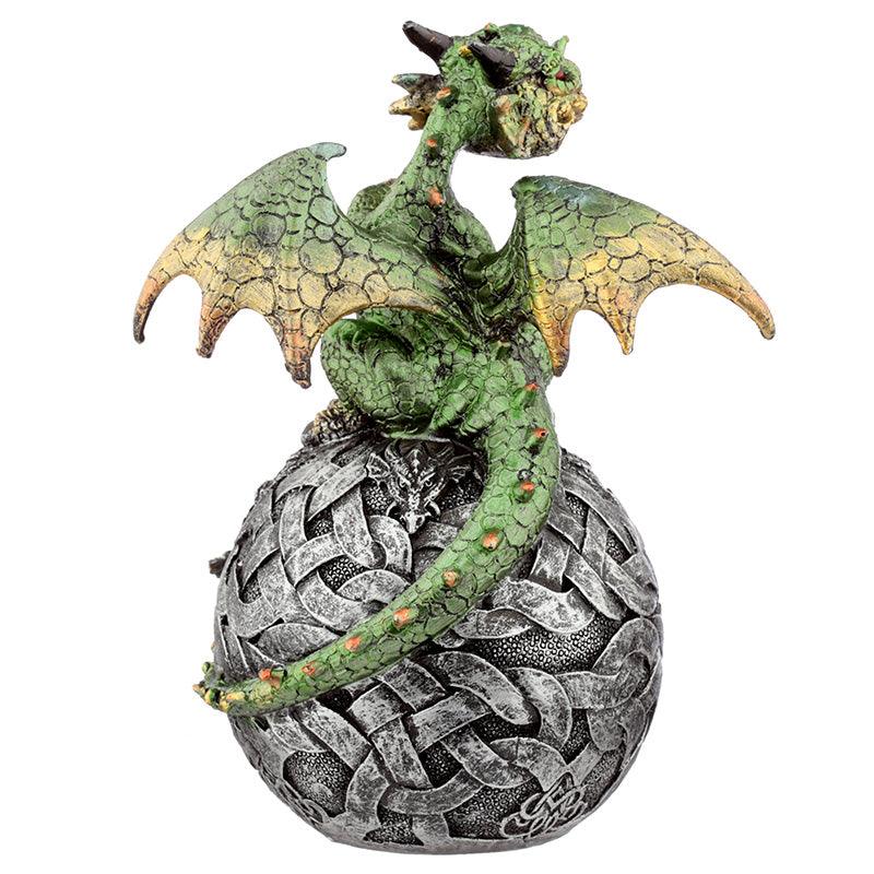 LED Celtic Orb Elements Dragon Figurine-