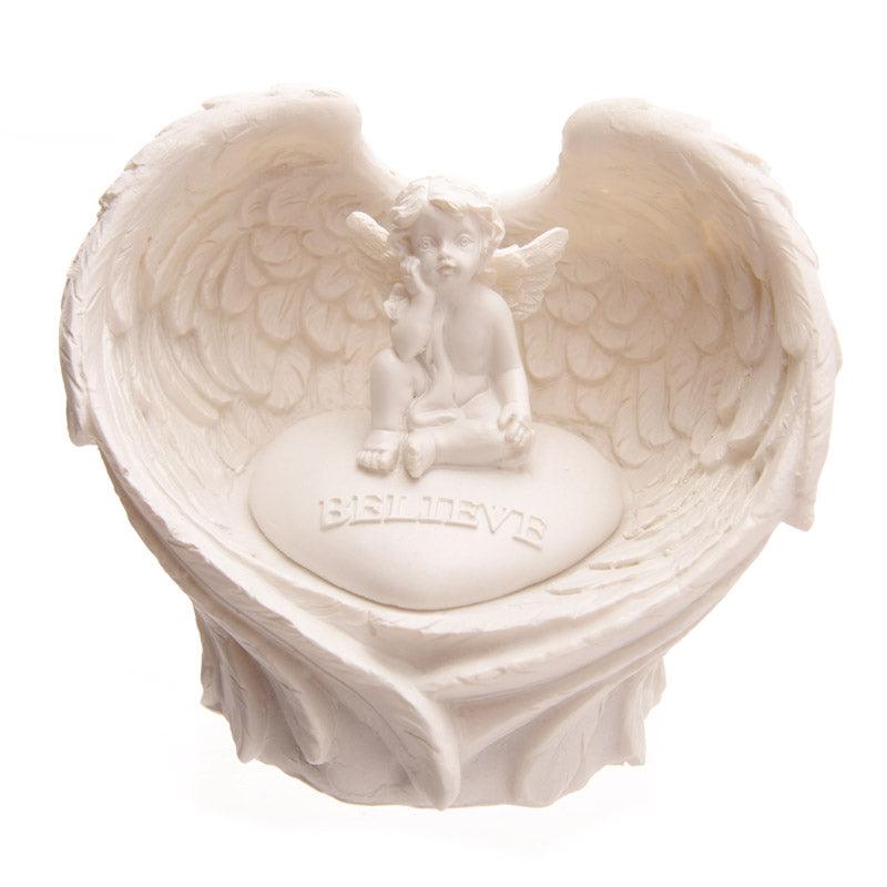 LED Love Heart Message LED Cherub Ornament - £9.99 - 