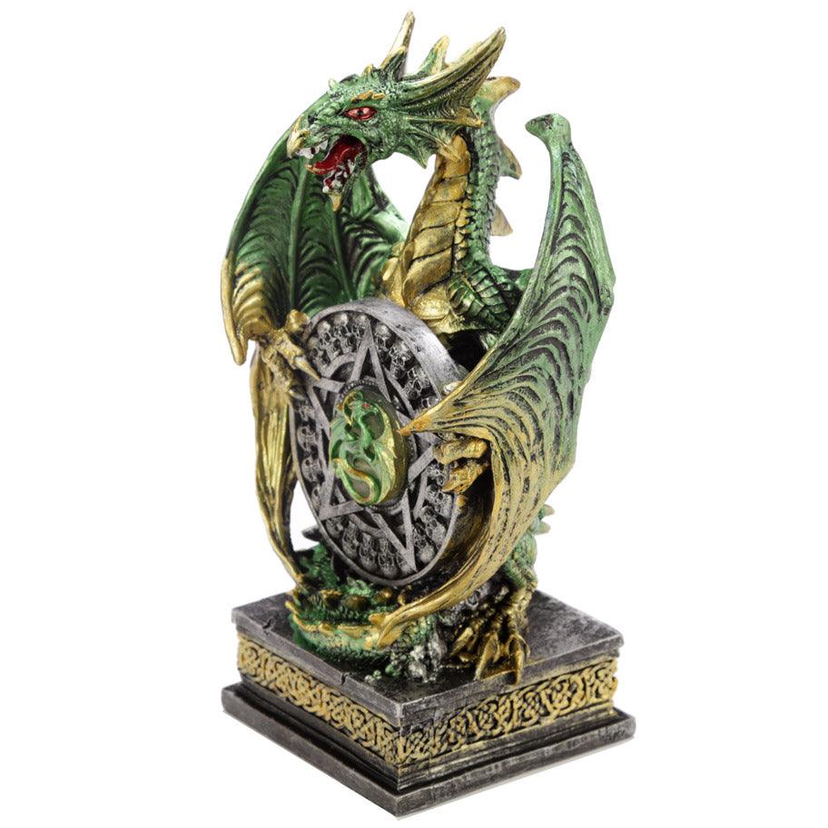 LED Mystical Vortex Dark Legends Dragon Figurine-