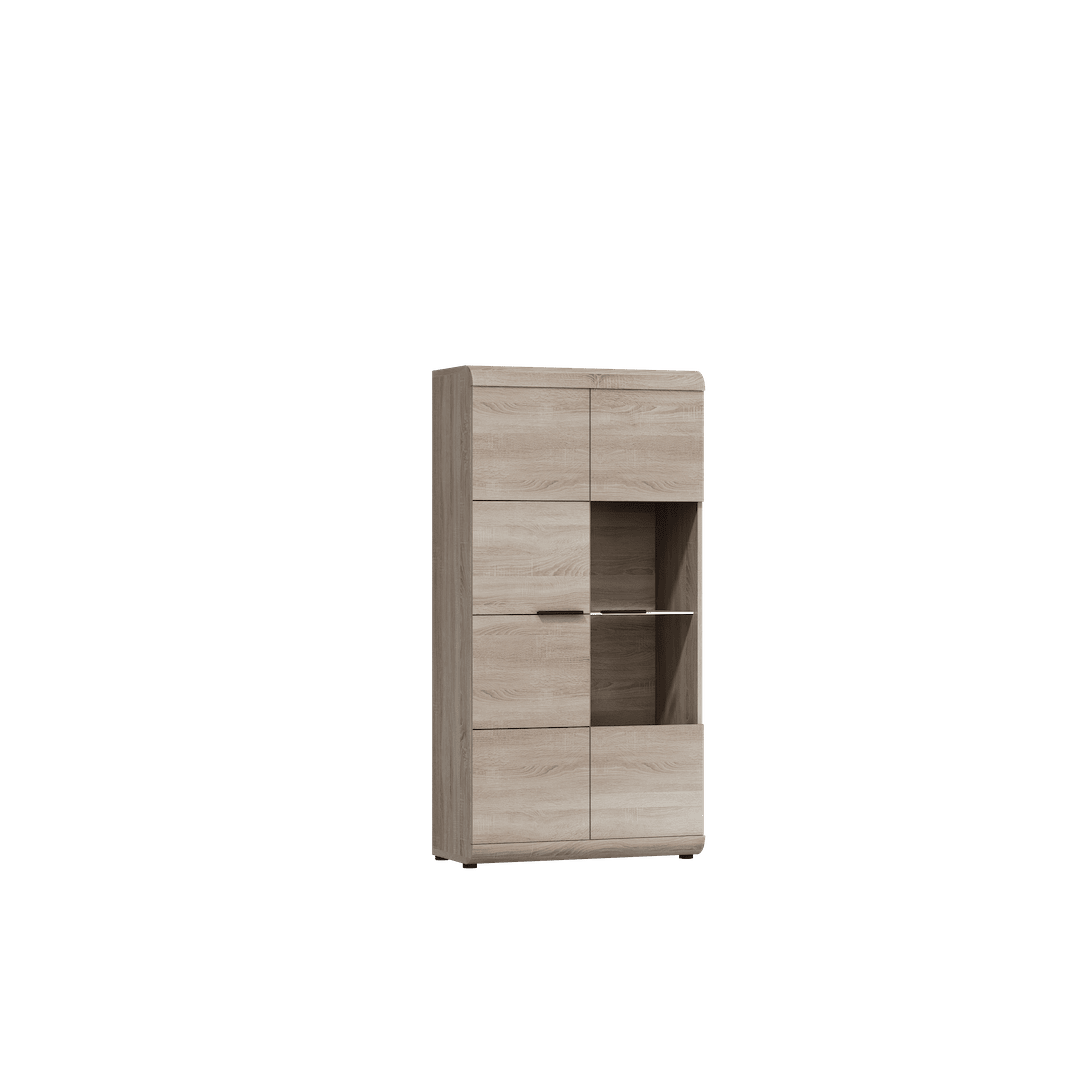 Link Display Cabinet 80cm - £198.0 - Living Room Display Cabinet 