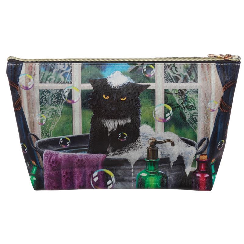 Lisa Parker Bath Time Cat Large PVC Toiletry Makeup Wash Bag - £8.99 - 