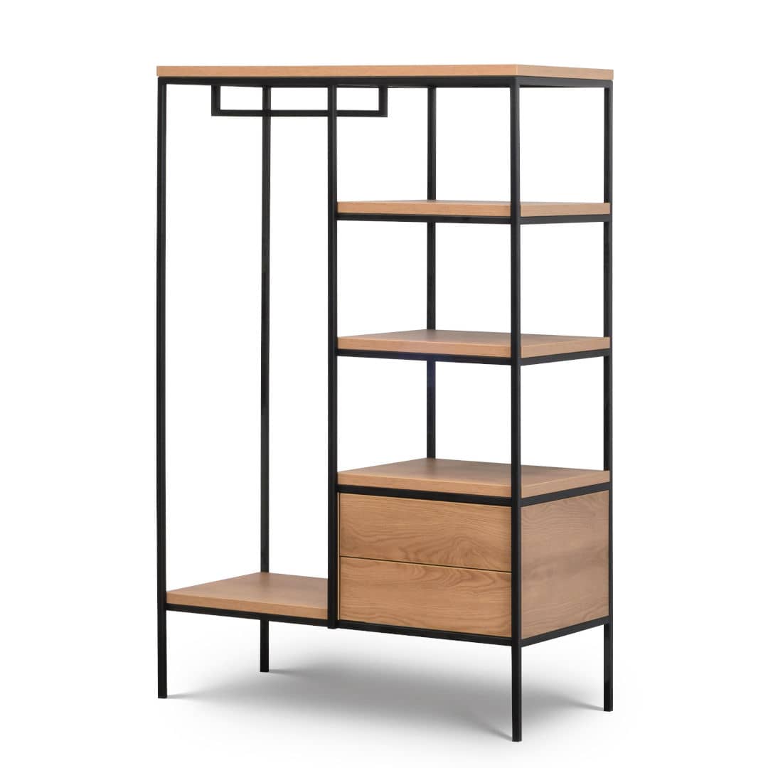 Loft Caramel Open System Wardrobe - £457.2 - Open System Wardrobe 