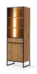 Loft Tall Display Cabinet 60cm with LED - £370.8 - Display Cabinet 