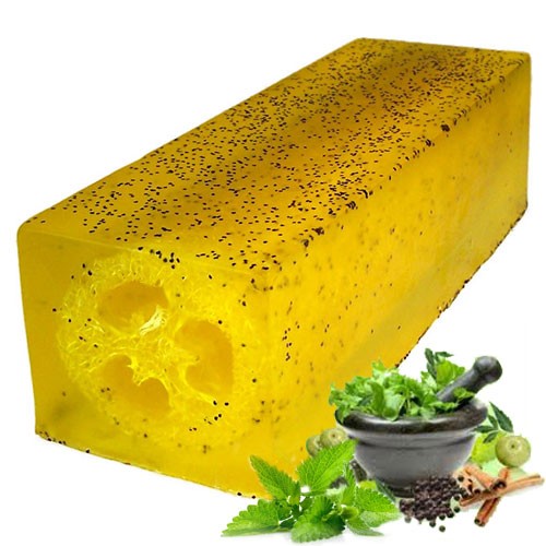 Loofah Soap Loaf - Peppermint & Herb Scrub - £54.0 - 