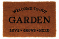 Love Grows Here Potting Shed Doormat-