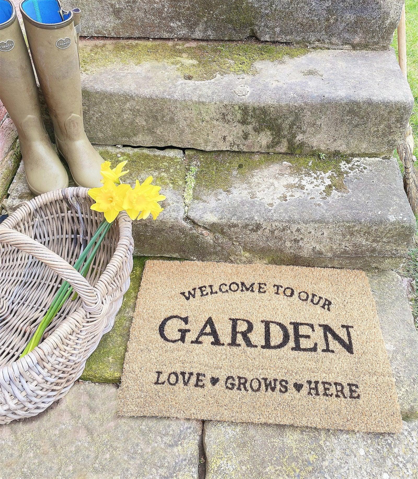 Love Grows Here Potting Shed Doormat - £19.99 - 