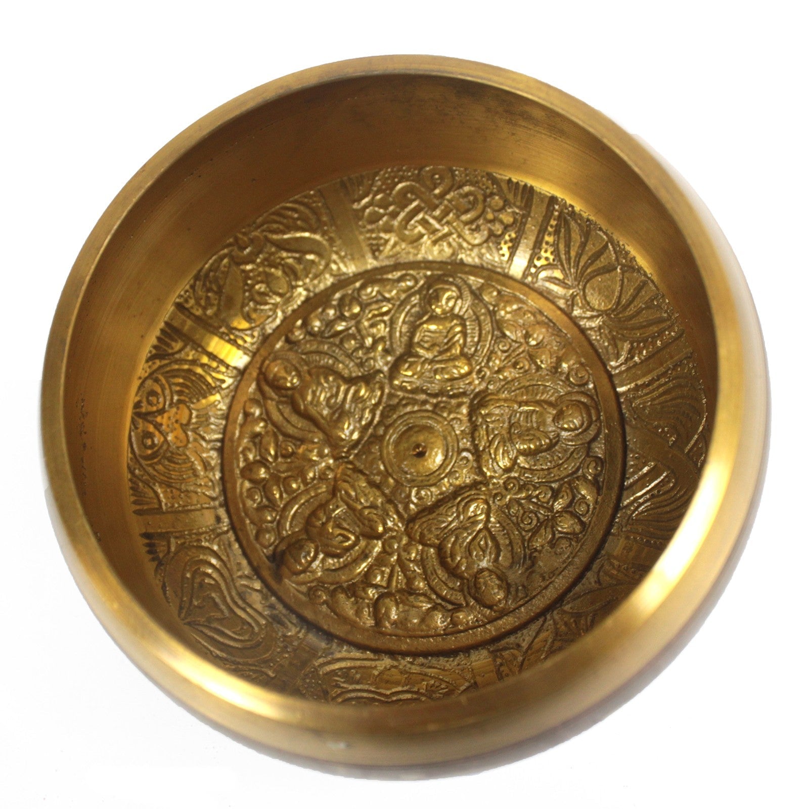 Lrg Five Buddha Singing Bowl-