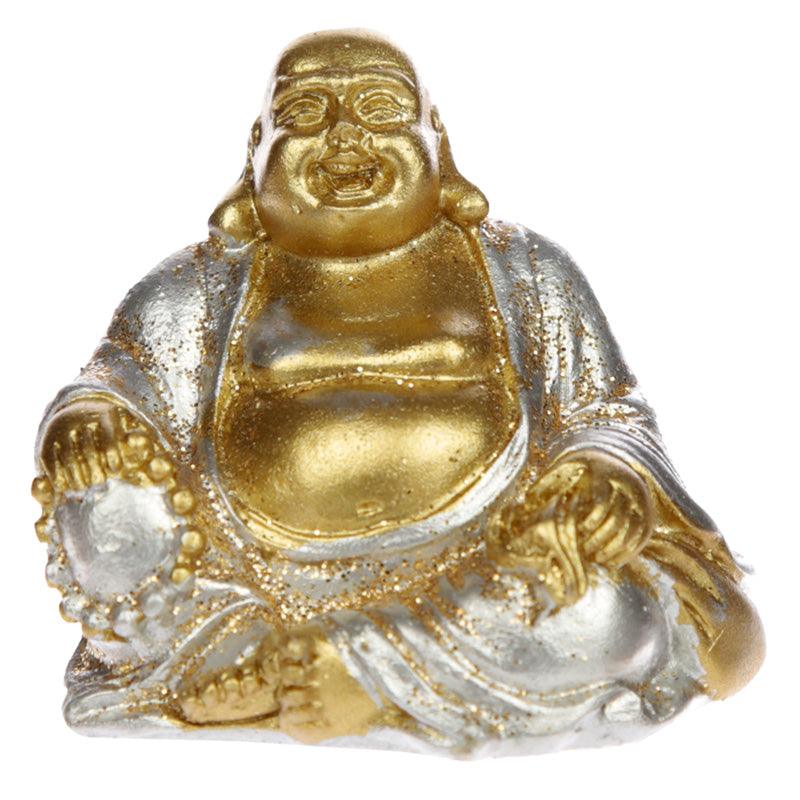 Lucky Glitter Buddha Mini Collectable Figurine-