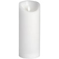 Luxe Collection 3.5 x9 White Flickering Flame LED Wax Candle - £28.95 - Gifts & Accessories > Candles > Candle Sticks 