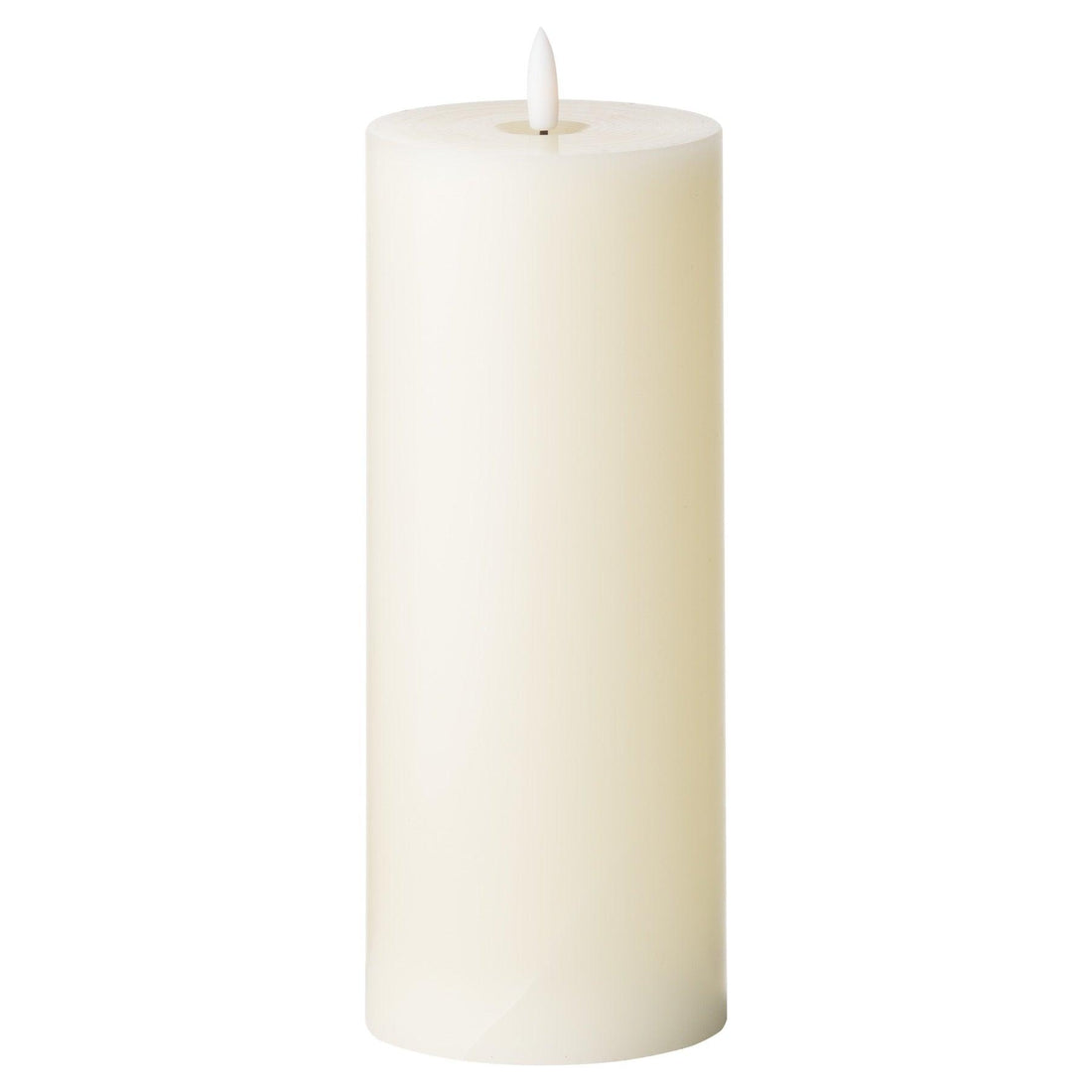 Luxe Collection Natural Glow 3.5 x 9 LED Ivory Candle - £29.95 - Gifts & Accessories > Candles > Wax 