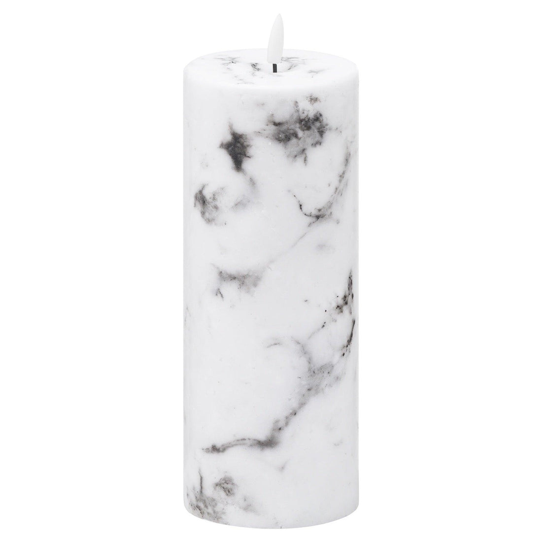 Luxe Collection Natural Glow 3.5x9 Marble Effect LED Candle - £29.95 - Gifts & Accessories > Candles > Starry Skies 