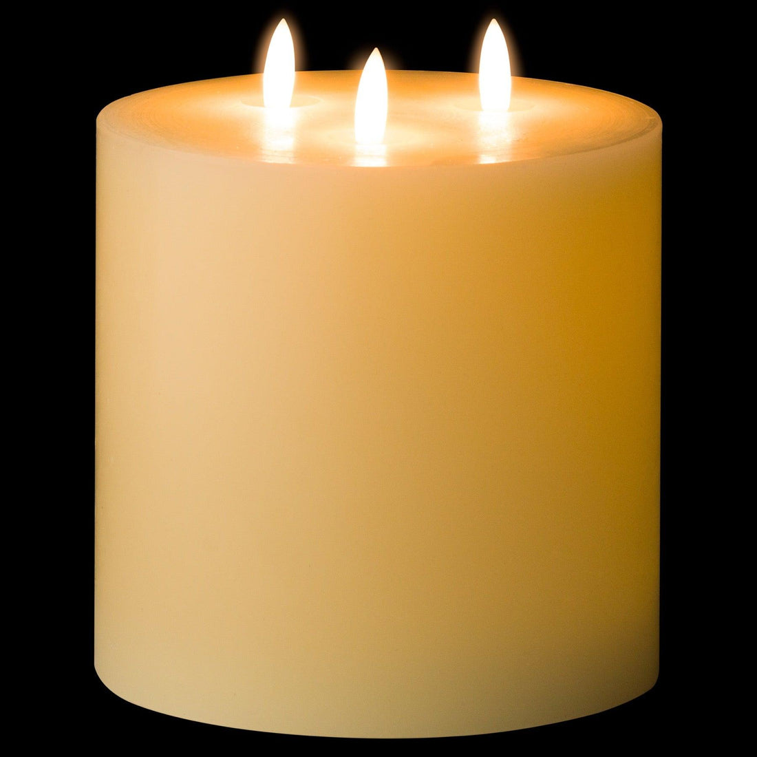 Luxe Collection Natural Glow 6 x 6 LED Ivory Candle - £44.95 - Gifts & Accessories > Candles > Wax 