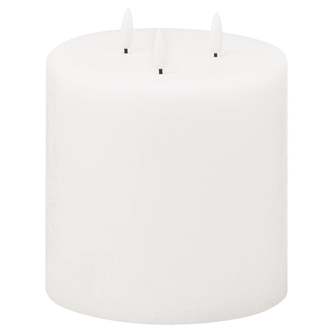 Luxe Collection Natural Glow 6x6 LED White Candle - £44.95 - Gifts & Accessories > Candles > Black Friday Candles and Holders 