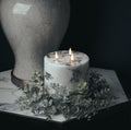 Luxe Collection Natural Glow 6x6 Marble Effect LED Candle-Gifts & Accessories > Candles