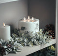 Luxe Collection Natural Glow 6x6 Marble Effect LED Candle-Gifts & Accessories > Candles