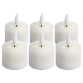 Luxe Collection Set Of 6 Natural Glow Led Tealight Candles - £39.95 - Gifts & Accessories > Candles 