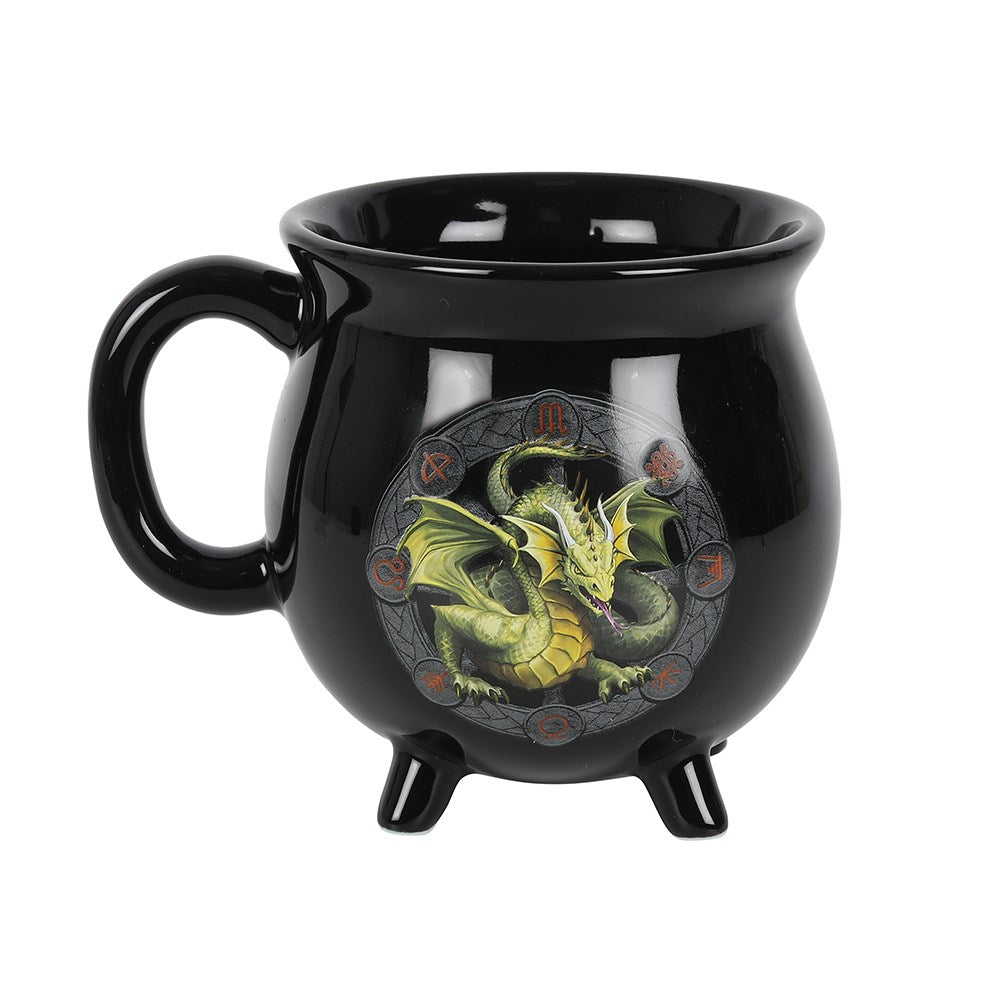 Mabon Colour Changing Cauldron Mug by Anne Stokes - £15.99 - Mugs Cups 