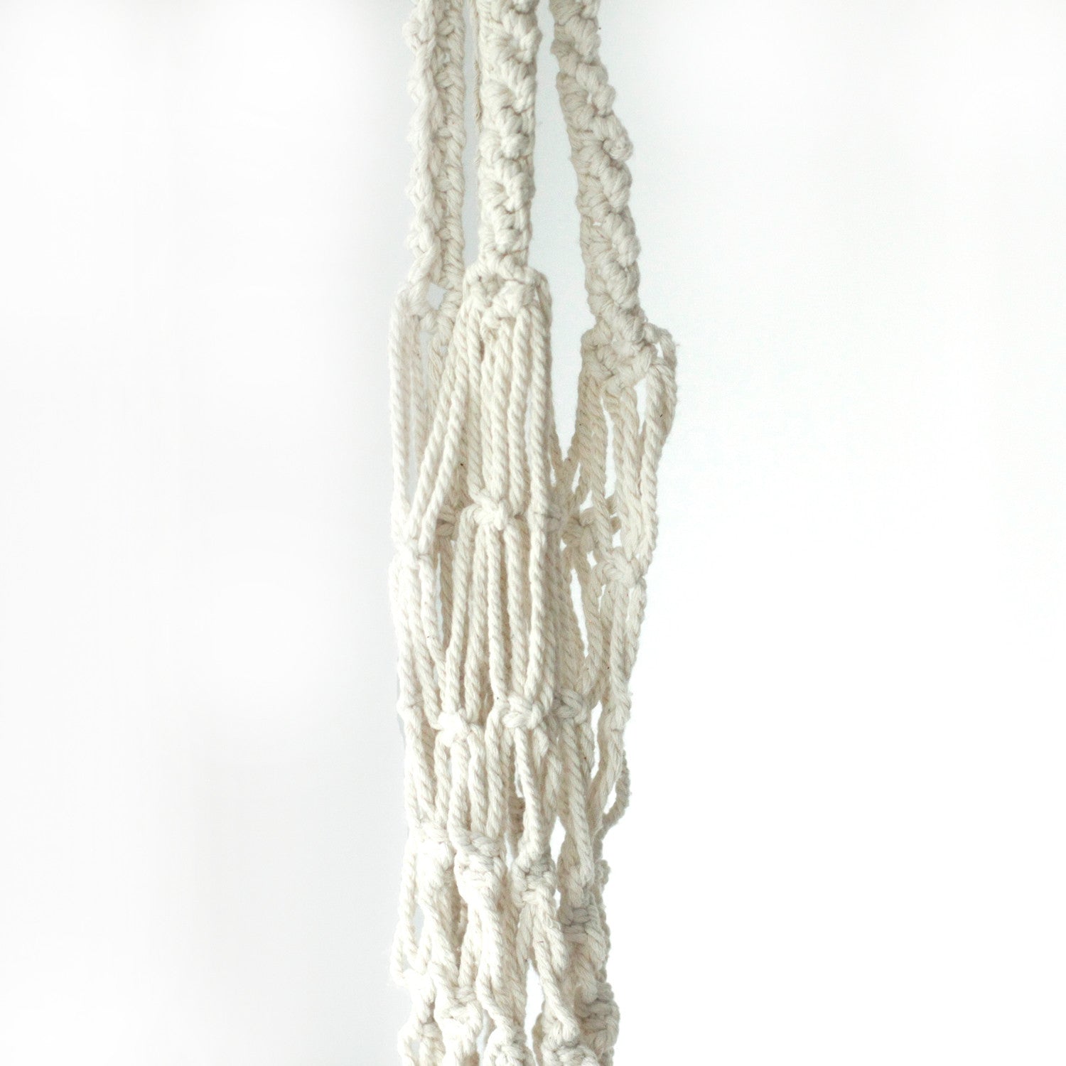 Macrame Pot Holder - Large Pot Holder - Extra Long-