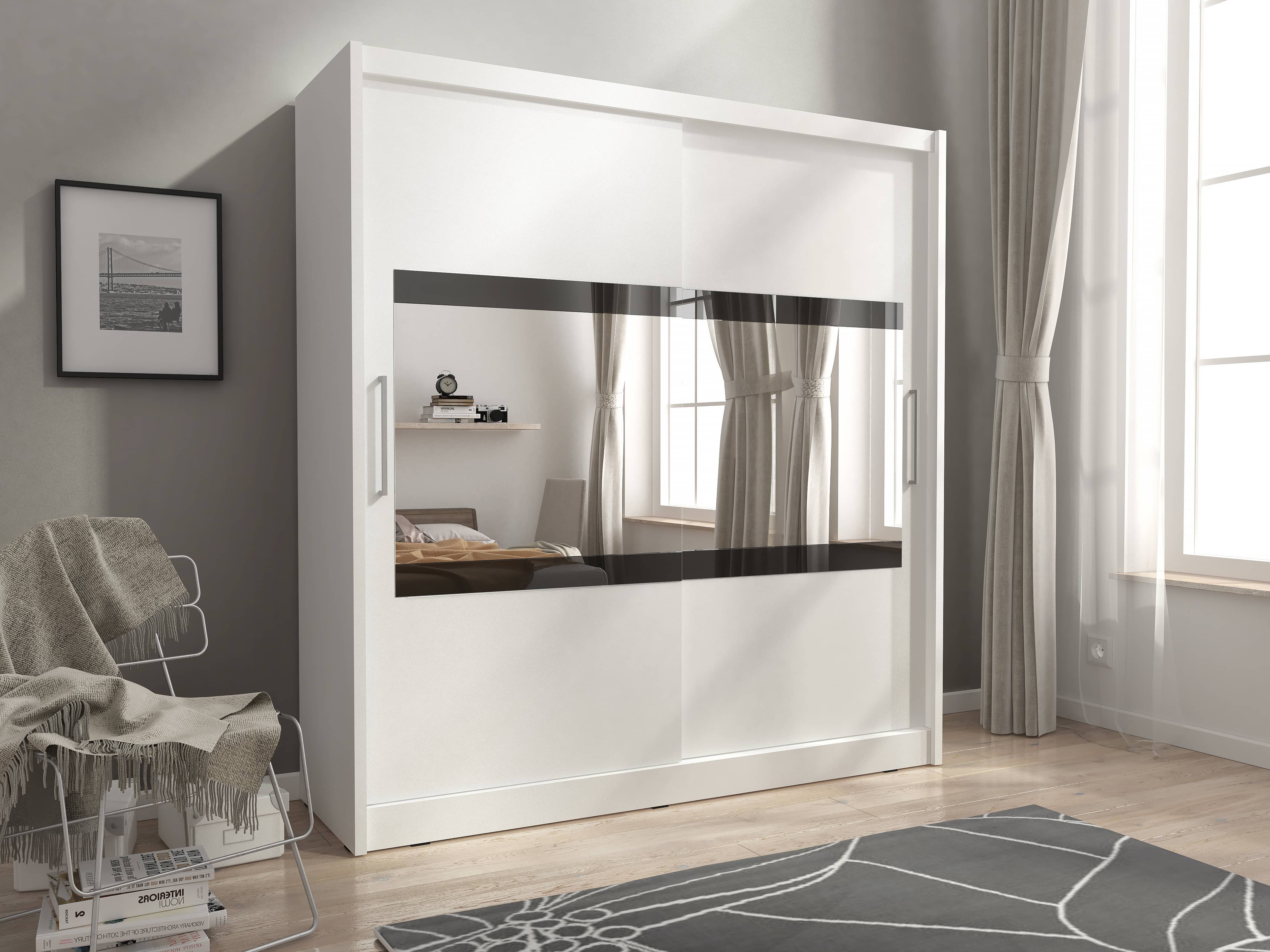 Maja IV Sliding Door Wardrobe 180cm - £421.2 - Sliding Door Wardrobe