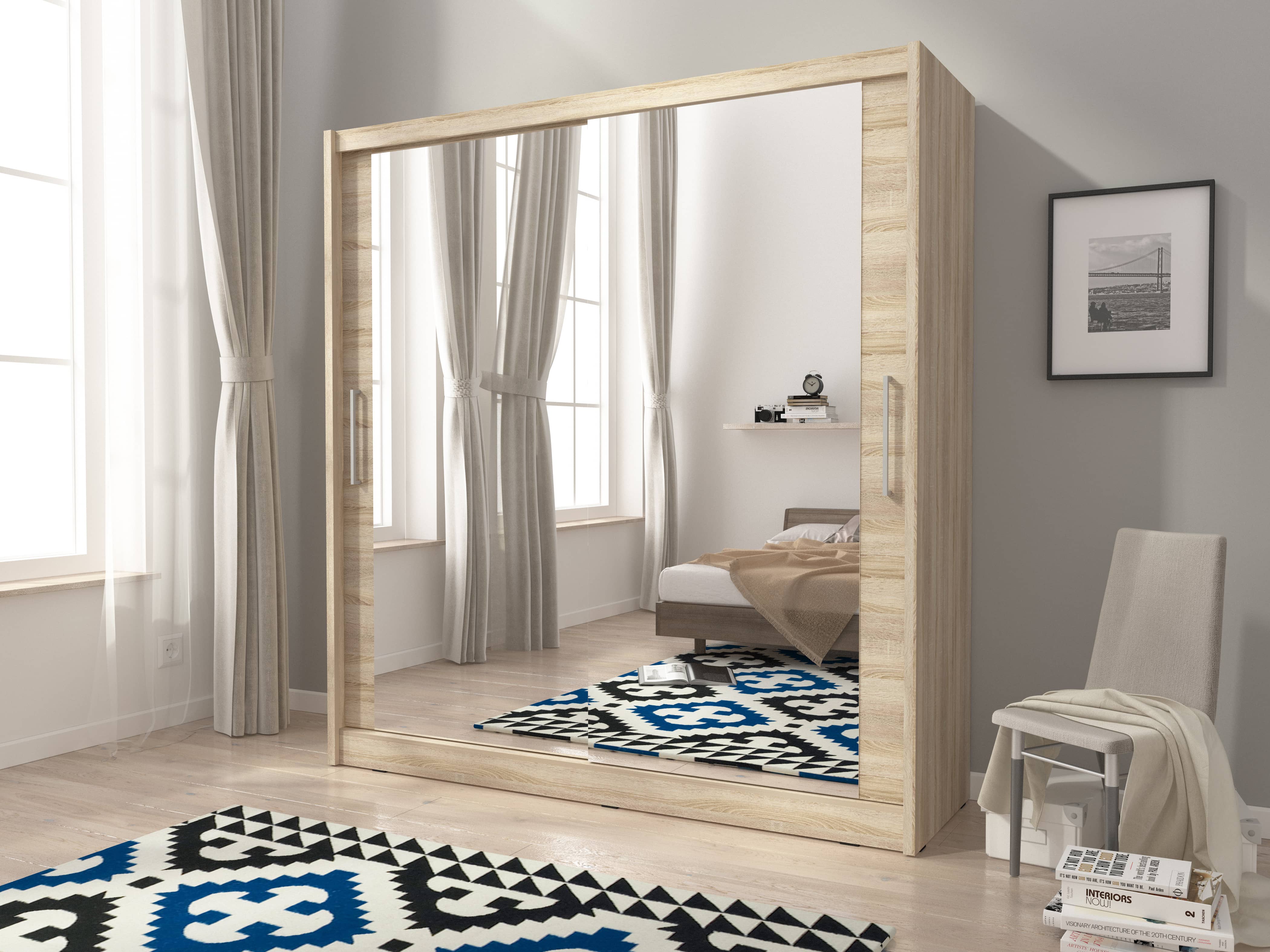 Maja VI Sliding Door Wardrobe 200cm - £518.4 - Sliding Door Wardrobe