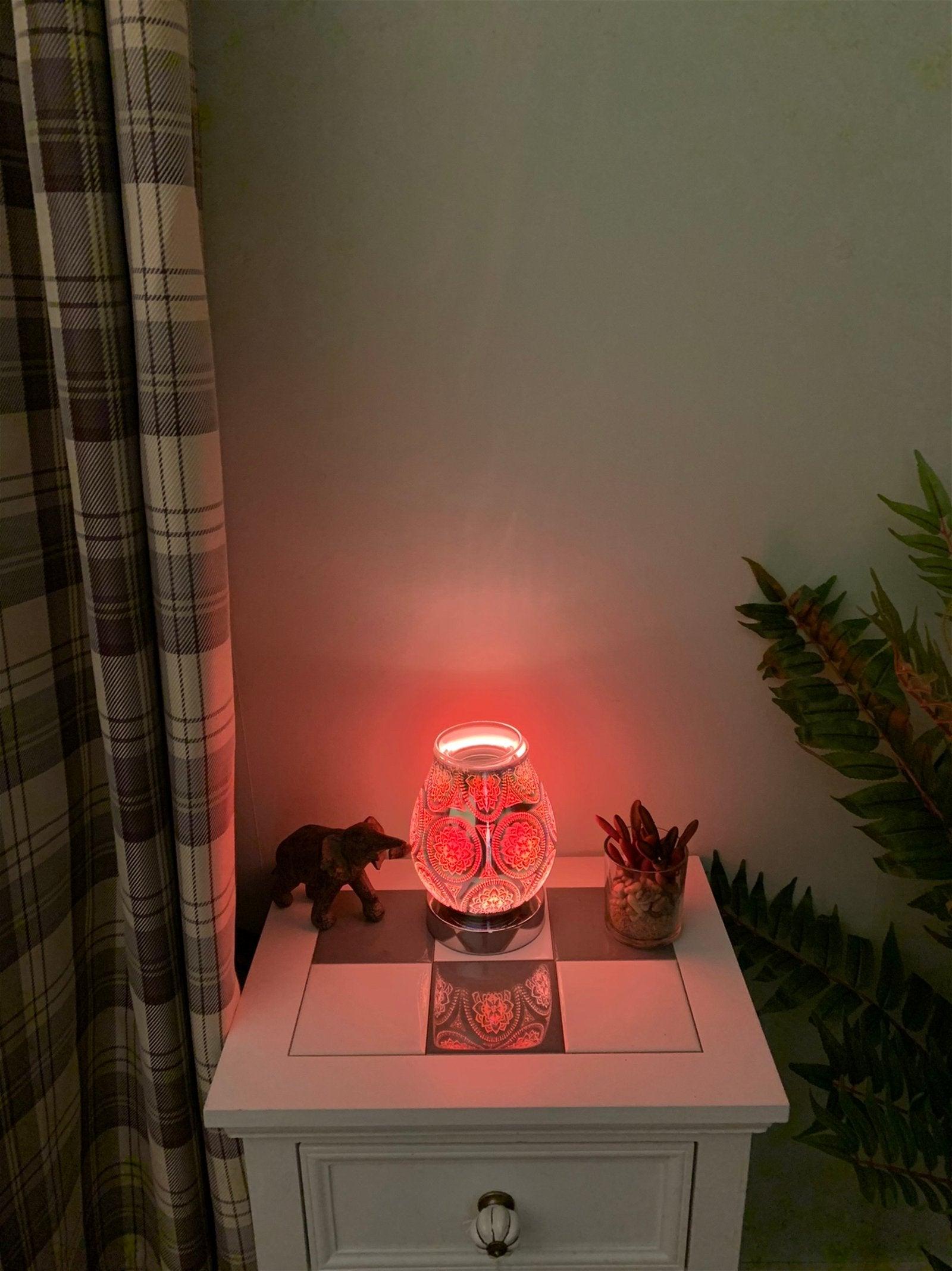 Mandala LED Oil Burner-Lamps With Aroma Diffusers