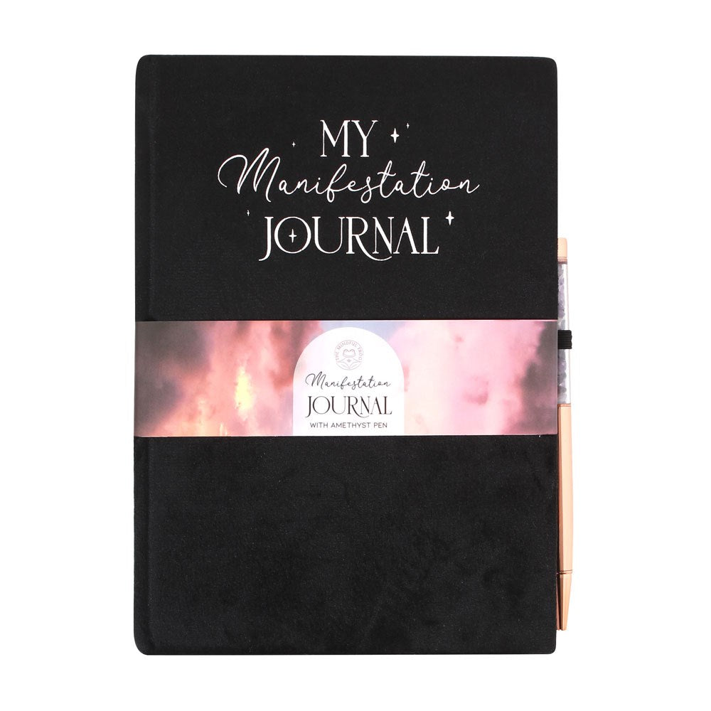 Manifestation Journal with Amethyst Pen - £15.99 - Stationery 