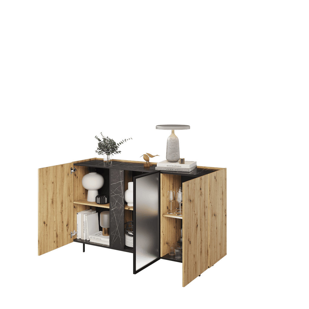 Marmo MR-06 Sideboard Cabinet 150cm-Living Sideboard Cabinet