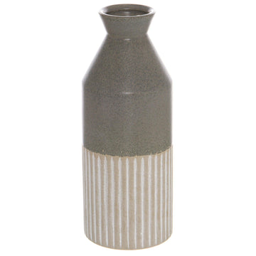 Mason Collection Grey Ceramic Ellipse Vase - £42.95 - Gifts & Accessories > Vases 