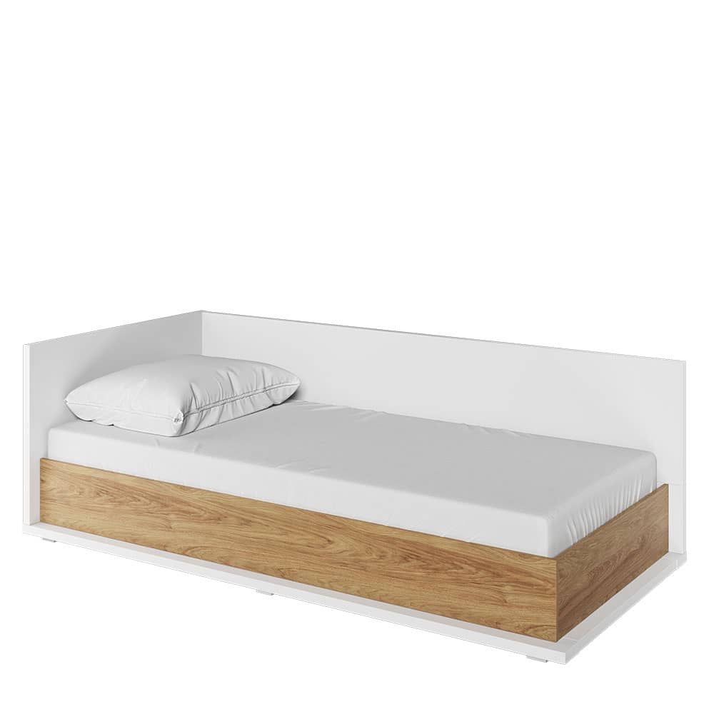 Massi MS-09 Bed Natural Hickory Kids Single Bed 