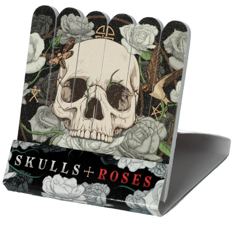 Matchbook Nail File - Skulls and Roses-