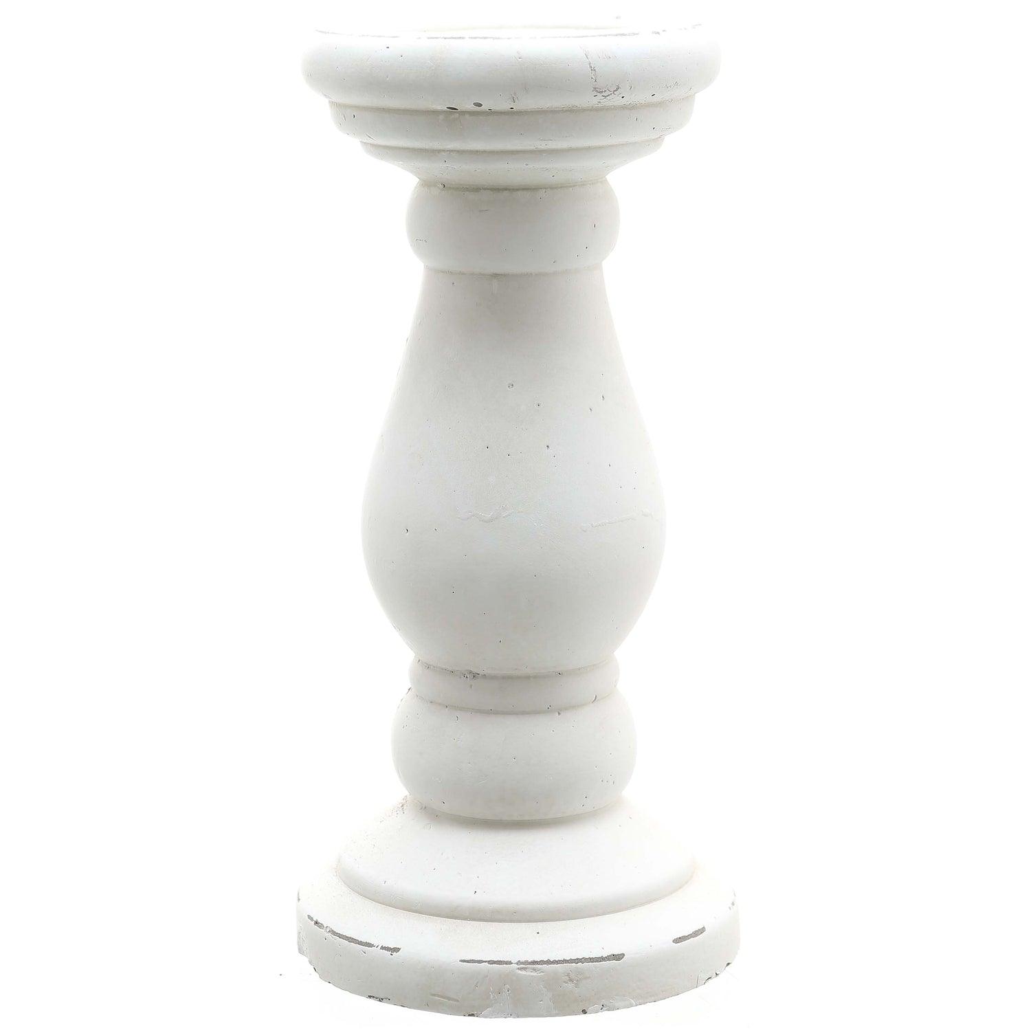 Matt White Ceramic Candle Holder - £34.95 - Gifts & Accessories > Candle Holders > Ornaments 