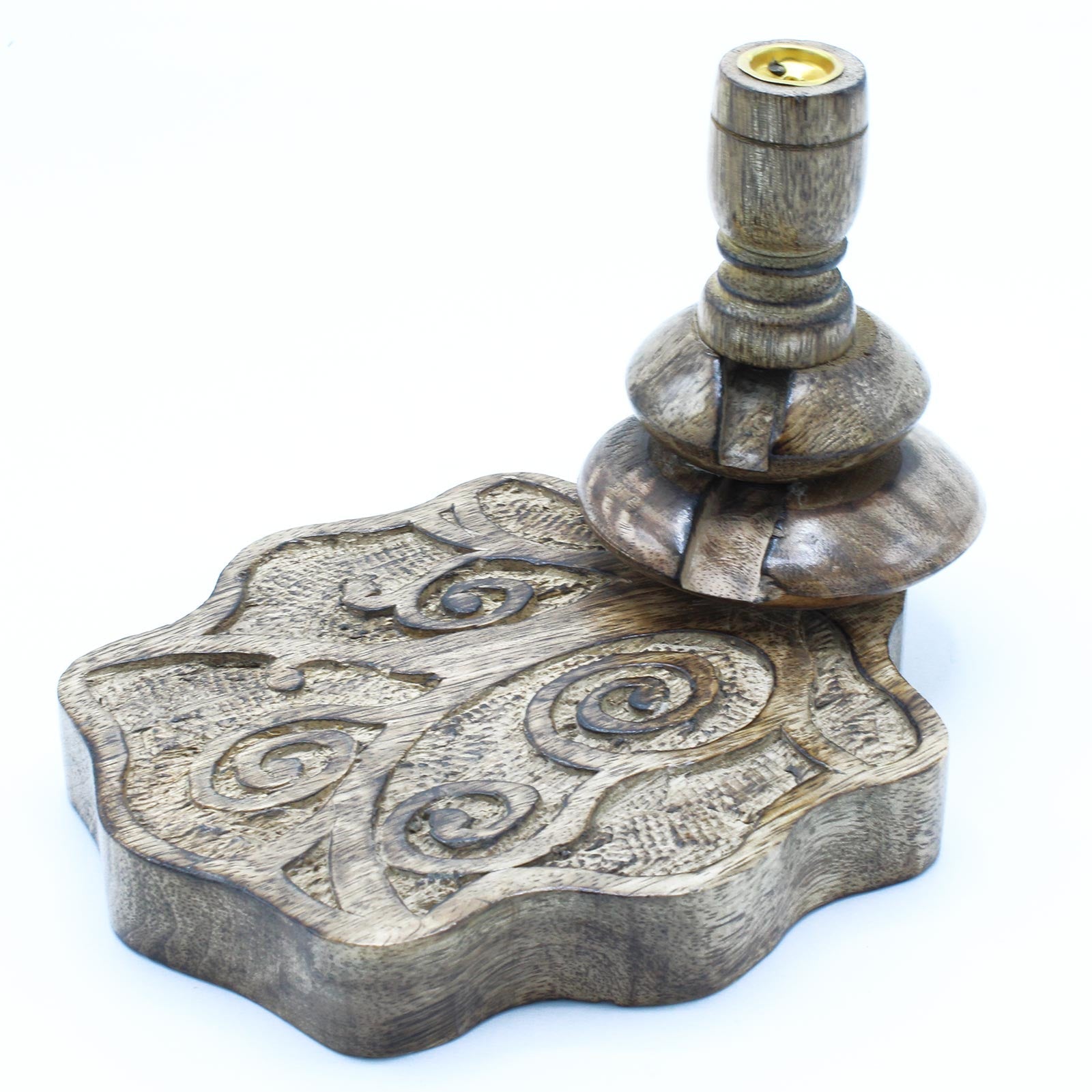 Med Mango Wood Backflow Burner - Tree of Life - £40.0 - 