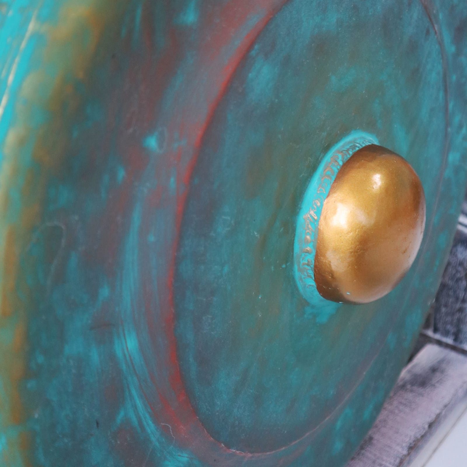 Medium Gong in Stand - 35cm - Greenwash-