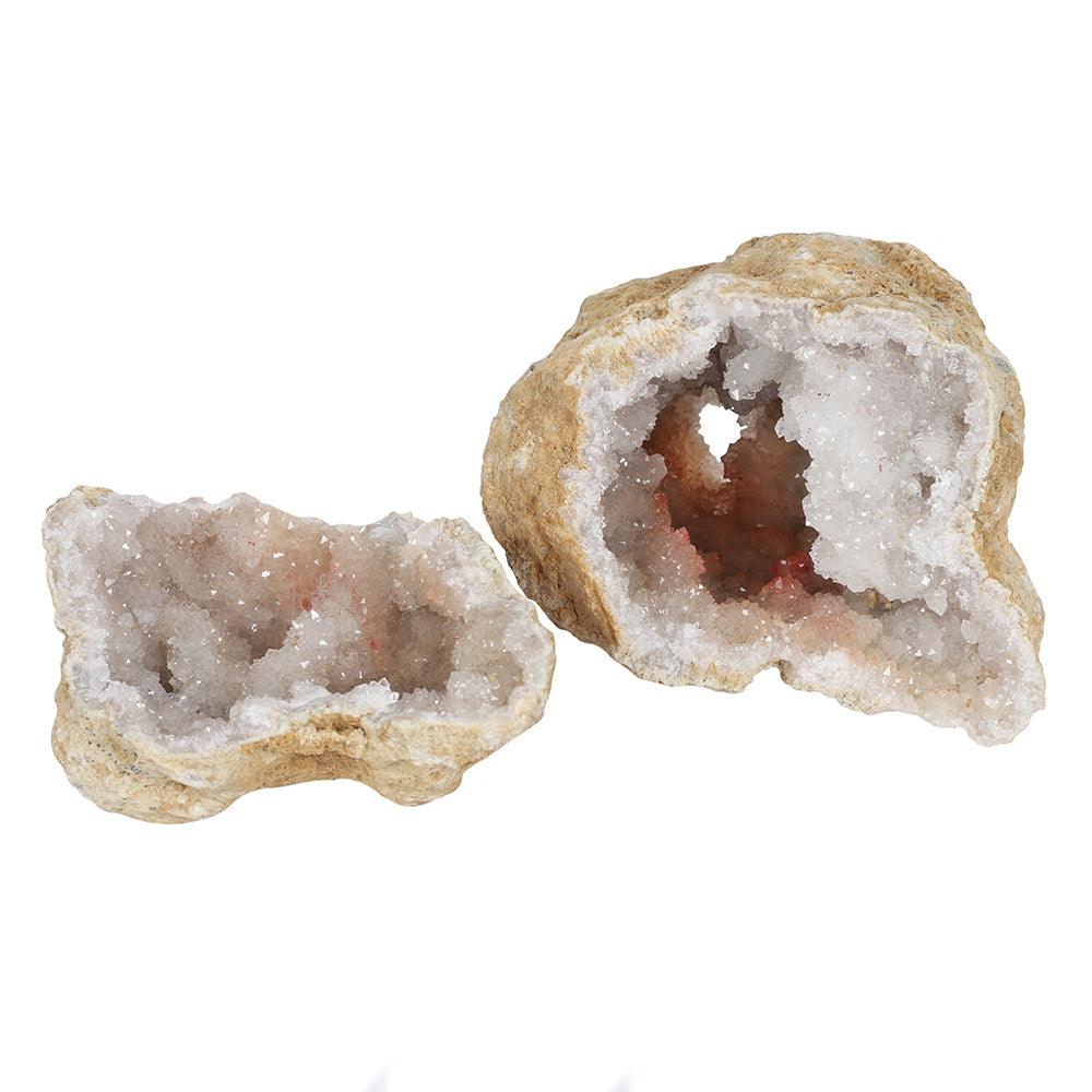 Medium White Quartz Geode - £17.99 - Crystals 