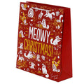 Meowy Christmas Simon's Cat Extra Large Christmas Gift Bag-