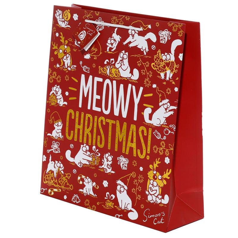 Meowy Christmas Simon's Cat Extra Large Christmas Gift Bag - £6.0 - 