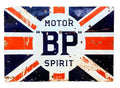 Metal Advertising Wall Sign - Motor BP Spirit-