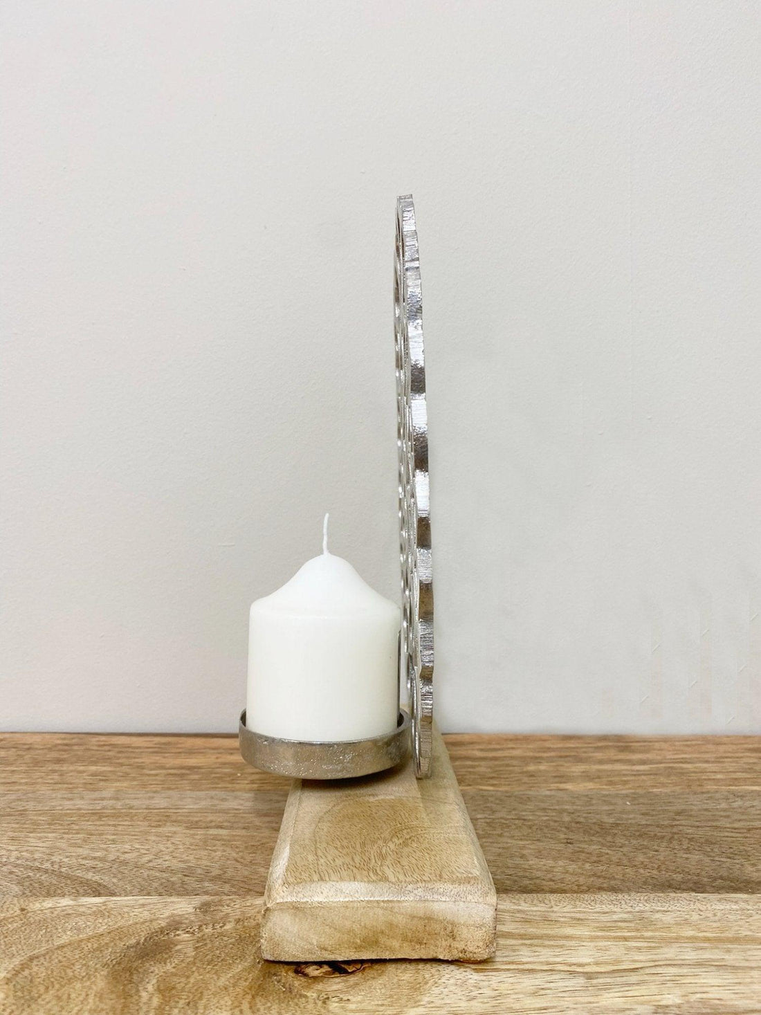 Metal Heart Sculpture Candle Holder - £26.99 - Candle Holders & Plates 