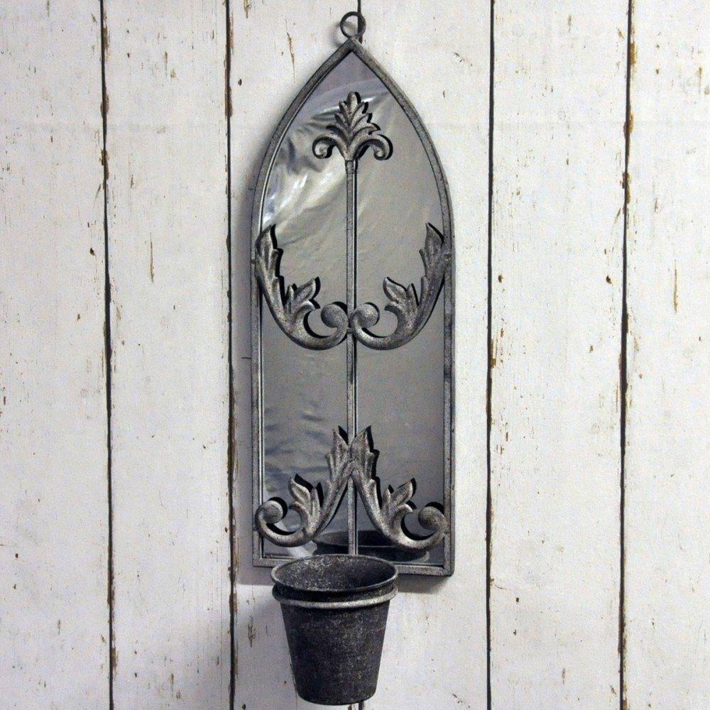 Metal Rusty Wall Mirror With Planter - £49.99 - 