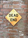 Metal Square Wall Sign - Dead End - £16.99 - 