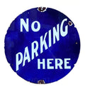 Metal Street Sign - Wall Sign - No Parking Here-