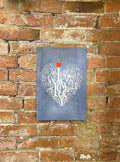 Metal Travel Wall Sign - Love Heart, Valentine - £12.99 - 