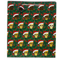 Metallic Skulls Extra Large Christmas Gift Bag-