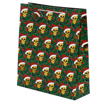 Metallic Skulls Extra Large Christmas Gift Bag - £5.0 - 