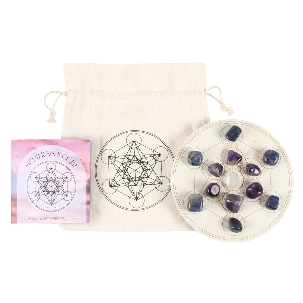 Metatron's Cube Crystal Grid Set - £29.99 - Crystals 